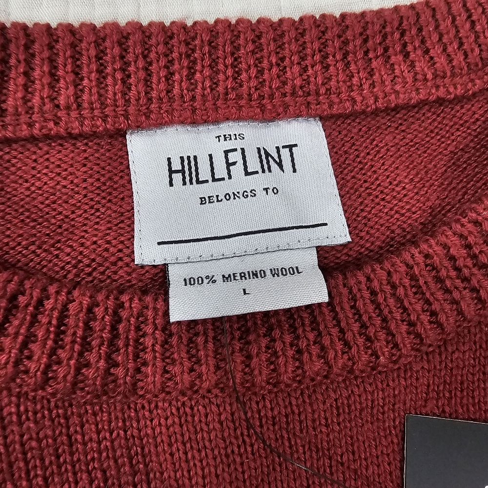 Hillflint Class Of 2019 University Merino Wool Sweater Size Large NWTs - Picture 7 of 9